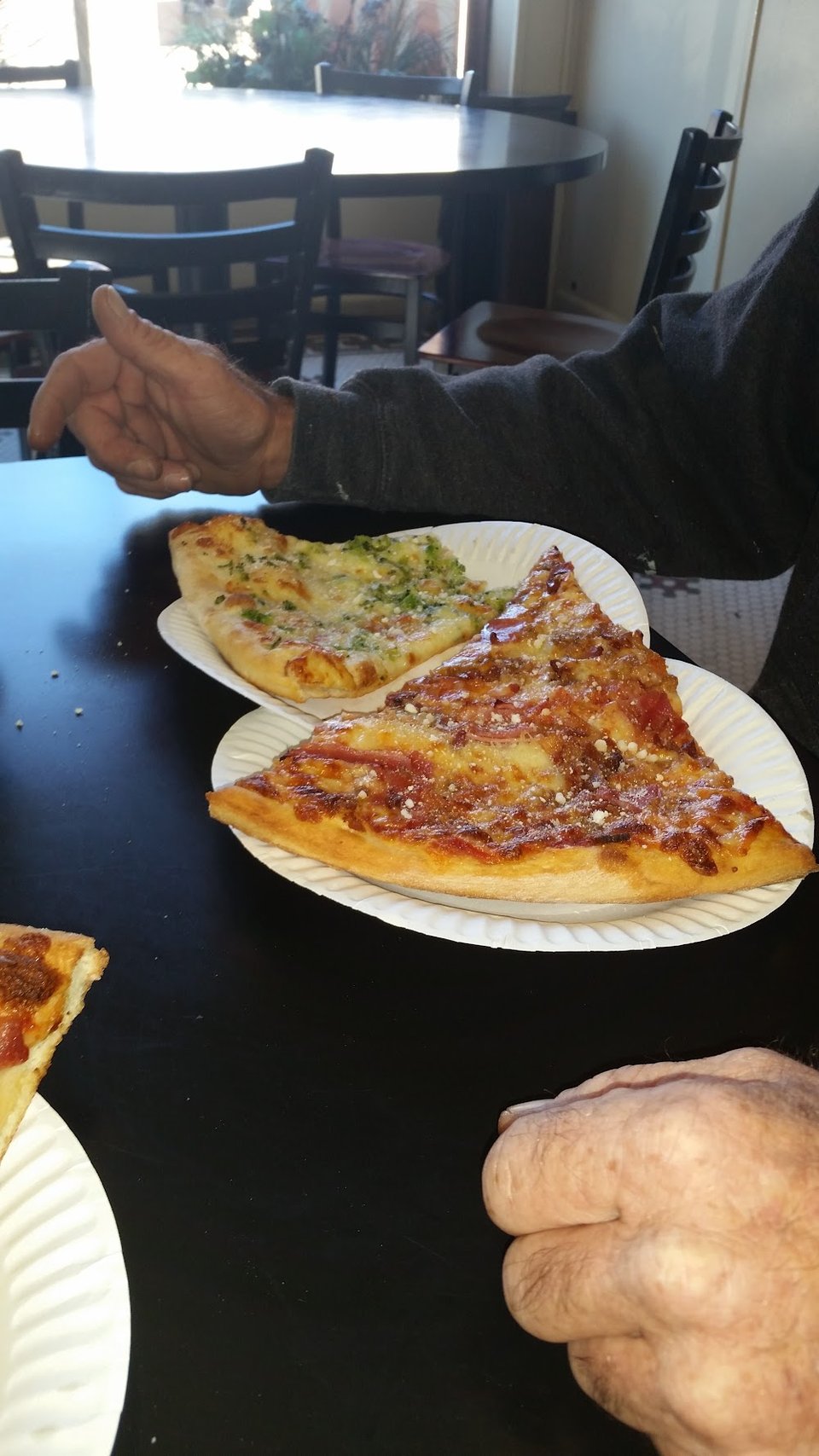 Cheese Pizza and Broccoli Pizza